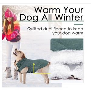 ThinkPet Cozy Waterproof, Windproof, & Reversible Winter Dog Jacket
